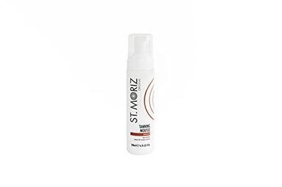 St Moriz Original Instant Tanning Mousse in Medium | Fast Drying Vegan Fake Tan Mousse | Instant Wash Off Guide Colour for a Medium Golden Glow | Dermatologically Tested | Cruelty Free | 200ml