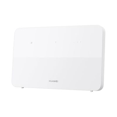 Huawei Routeur 4G+ CPE 5, B636, routeur SIM LTE, Cat 7+, DL 400Mbps/UL 200Mbps, Wi-FI 6 AX3000, 4 LAN Ports Ethernet, Diagnostic Wi-FI visualisé, Couverture de Signal de qualité Industrielle