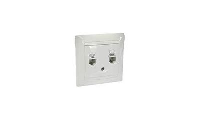 Brightium Telefoon- en pc-inbouwdocking station met USB-, HDMI- en audio-aansluitingen, ideaal voor discrete installaties en efficiënt gebruik in werkruimtes.