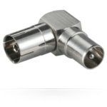MICROCONNECT koxial Angled Adapter F/M