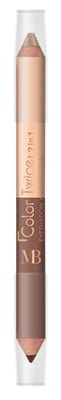 MB Milano - Matita Occhi Doppia Punta - Ideale per Smoky Eyes - MARRONE - Facile da lavorare - Made in Italy