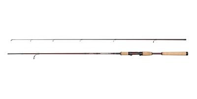 Abu Garcia Tormentor2 spinhengel, lichtgewicht 24T Carbon blank, duurzame hengel, premium kurken handvat, veelzijdig zoet- zoutwater roofvis voor snoek, baars snoekbaars, 3,04m 7-28g