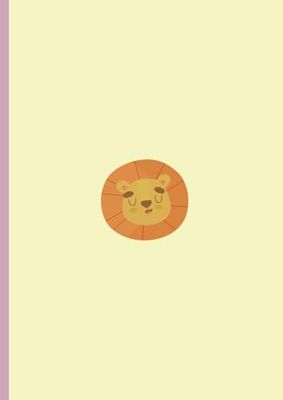 Notebook cute animal(120p A4): Lion