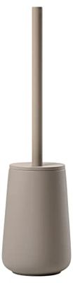 Zone Denmark Nova One - Escobilla de baño de cerámica con Soporte para escobillas, Revestimiento Suave al Tacto, diámetro 10,5 cm, Altura 37 cm