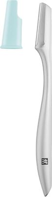 ZWILLING Afeitadora de vello facial con cuchilla (Para una eliminación precisa del vello facial, higiénica y minuciosa), Premium, acero inoxidable, plata