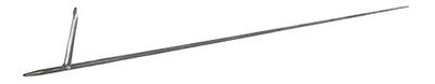SEAC 17-4PH Round, Asta Tahitiana Tonda in Acciaio Inox per Pesca Subacquea Unisex Adulto, Argento, Ø 6.50 x 145 cm