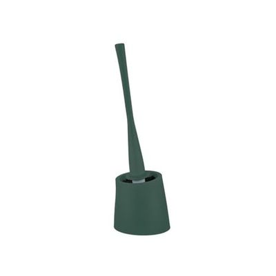 Spirella Toilet Brush with Holder PP Move Dark Green, Plastic Polypropylene, One Size