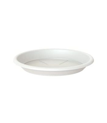 Artevasi Soucoupe Ronde pour Pot de Fleurs 16 cm Couleur Blanc