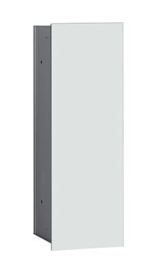 Emco ASIS 2.0 - Escobilla de baño (Aluminio, Parte Frontal de Cristal y Soporte para el Inodoro), Color Blanco