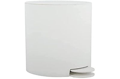 MSV Cosmetica-emmer Osaki vuilnisemmer, pedaalemmer, afvalemmer, 3 liter, met uitneembare binnenemmer, wit
