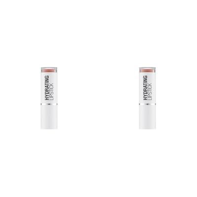 Collection Cosmetics Lasting Bold Colour, Hydrating Lipstick, Infused with Nutrients, 3.5g, Café au lait (Pack of 2)