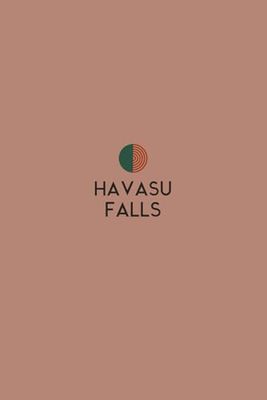 Havasu Falls Arizona Blank Lined Journal: Western Circle Themed Notebook for Travel Lovers, 120 Pages 6 x 9 inches