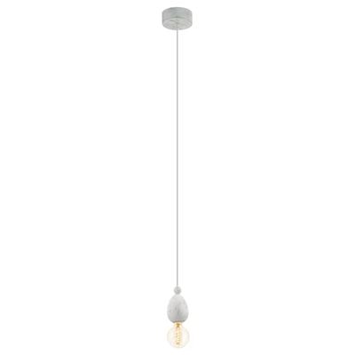 Eglo Avoltri Suspension en Bois 60 W Blanc Patiné
