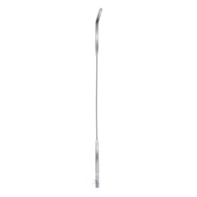 Hammacher 18/8 roestvrij staal Chattaway dubbelzijdige microspatel, 100 mm lengte