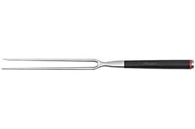 KOTAI | Forchetta da intaglio per carne o barbecue | In acciaio inossidabile, fatta a mano | Resistente alla ruggine e perfettamente bilanciata per comfort e sicurezza | Manico in legno di Pakka