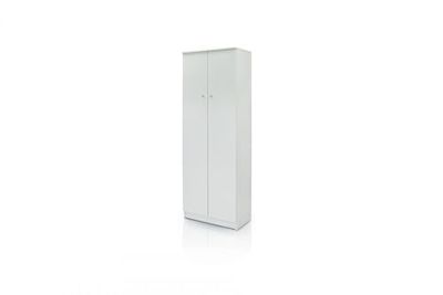 Dmora - Armoire Multifonction à Deux Portes, Couleur Blanche, 62 x 34 x 183 cm
