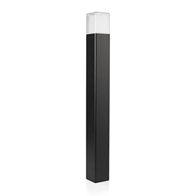 Smartwares Potelet LED d'extérieur design Black Outdoor - 12 W -800 lm - Lumière blanc chaud - 80 cm de haut
