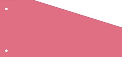 Kangaro 07070-13-TR Tiras divisoras, Papel, Rosa, 235x105 Trapez