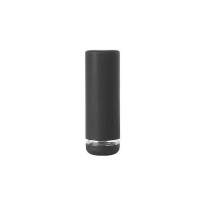 Brabantia SinkStyle tvålpress tvätt flytande dispenser (mörkgrå) droppfri, enkel påfyllning av skruvbotten, enkelt grepp, elegant kökstillbehör