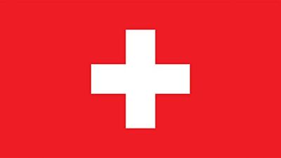 Alberts 638207 Drapeau Motif Suisse | Polyester | Rouge, Blanc | 1300 x 1300 mm Support Mural pour mât