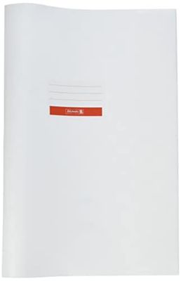 Brunnen Notebook Cover A4 White Film Book Protectors with Sign, Pack of 10