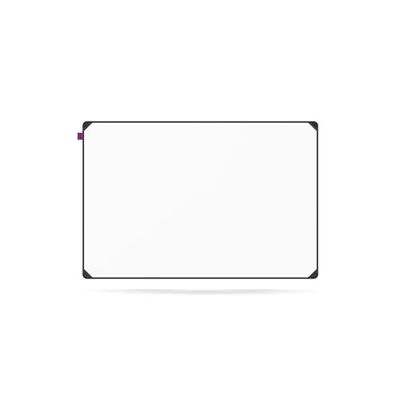 Memobe IDEA Edge Lavagna magnetica – Lavagna da appendere – Lavagna per casa, cucina, ufficio, scuola – Planner da parete in alluminio nero – Lavagna organizzatore da parete – 90 x 60 cm
