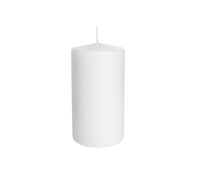 Ceraria de Giorgio risthò velas, cera, branco, 8 x 8 x 15 cm, 2 unidades