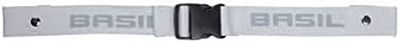 Basil 8715019708176, Fixture Strap for Rear Basket Class, Removable Unisex Adulto, Argento, Unica