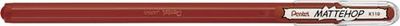 Pentel K110-VEX Mattehop - Bolígrafo roller de tinta de gel con tinta de alta cobertura en acabado mate, modelo con tapa, 1 unidad, color marrón