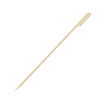 Fackelmann 50866 Lot de 50 Pics à Brochettes en Bois 25 cm, Piques à Brochettes, Pics Apéro, Bâtonnets, Bambou