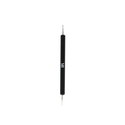 MB MILANO - Strumento a doppia punta, 1 e 2 milimetri - Dotting Tool - Ideale per Nail Art - Manico ergonomico