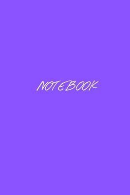 Purple Notebook: Lined, 120 pages, 6x9 inches