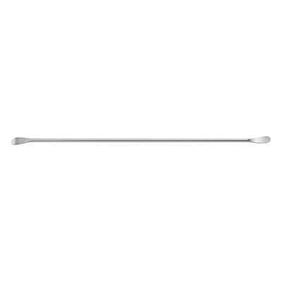 RSG Micro espátula doble de acero inoxidable, ambos extremos en forma de cuchara, 150 mm de longitud, 5 mm de ancho, 5 unidades