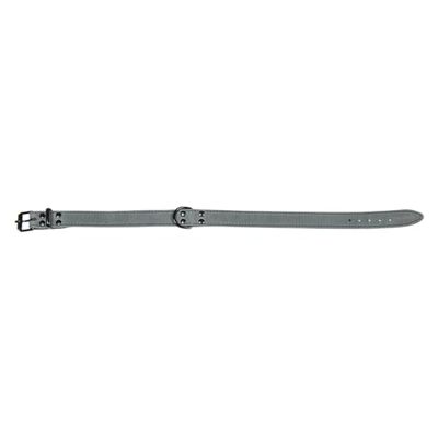 JACK AND VANILLA, Hondenhalsband, model Black Label, kleur: grijs, afmetingen 30 mm x 65 cm