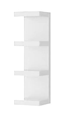 Homemania HOMSAN_051 Estante - Peine, MDF, Blanco, 25.5 x 23.7 x 93