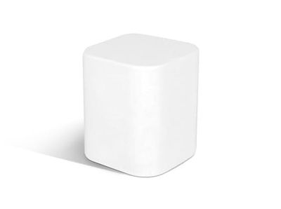 Kloris Fyrkantig pelare piedestalstativ för sweet table plastdisplay cm 30x30x35 h Made in italy
