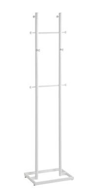 HAKU Möbel Perchero blanco, blanco, metal, metal - Dim.: AN 45 cm x AL 175 cm x P 34 cm, Estilo: Moderno