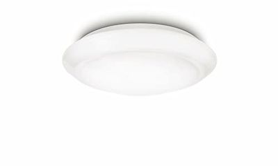 Philips myLiving Cinnabar Candeeiro, forma redonda, LED, iluminação interior, 6 W, 25 x 25 cm, luz branca quente, cor branca