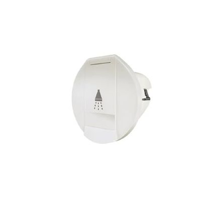 WHITE HOUSINGFLEX SHOWERHEAD ROUND COVER