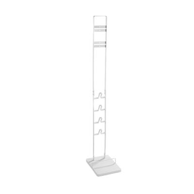 PureMounts Organisateur de Support d'aspirateur pour Dyson V6 Pro, V7, V8, Cyclone Fluffy/Absolute, V10 Total Clean, Torque Drive et V11 Animal, Aluminium, Blanc PM-VAC-21