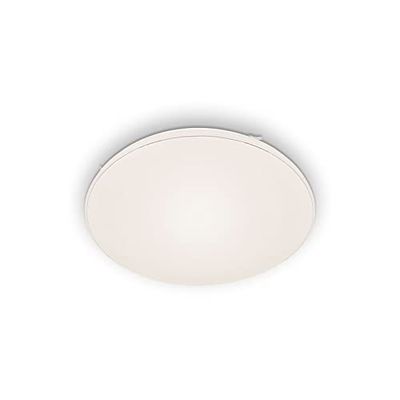 Briloner - Dimbar LED-taklampa i 3 steg, minnesfunktion, varmvit, rund LED-taklampa, vit, 530 x 65 mm (DxH)