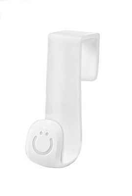 Ubbi Gancho multiúsos para urinol e utilidade, sem necessidade de ferramentas ou instalação, durável e resistente para pendurar no tanque da sanita ou na porta, cor branca