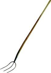 Kerbl - Spridgaffel 3zk. 26 x 20 cm med 135 cm askhandtag – 50107