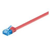 MicroConnect V-UTP6A05R-FLAT câble de réseau 5 m Cat6a U/UTP (UTP) Rouge - Câbles de réseau (5 m, Cat6a, U/UTP (UTP), RJ-45, RJ-45, Rouge)