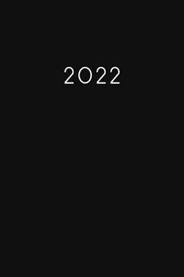 2022: Edler Terminplaner 2022 A5 1 Woche 2 Seiten I 160 Seiten I Viele nützliche Extras I Kalenderbuch I Wochenplaner I Jahreskalender I Farbe Schwarz (German Edition)