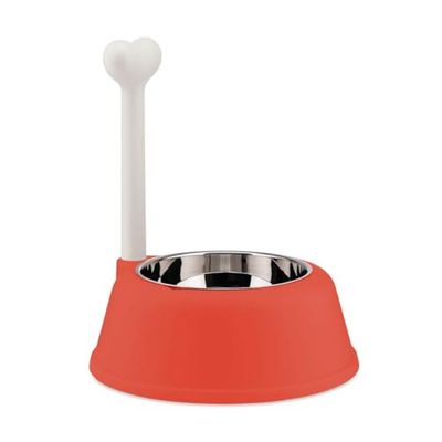 Alessi Lupita Ciotola Cani Ro, Accessori Cane, PP Arancio, Acciaio Inossidabile 18/10, Arancione, Taglia Unica