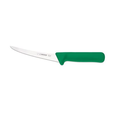 Johannes Giesser Messerfabrik Uitbeenmes met anti-slip handvat mes, grijs, 15 cm