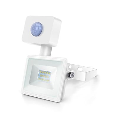 Projecteur LED 10 W, 900 lm, 4000 K, IP65 - Éclairage extérieur efficace et résistant aux intempéries pour la sécurité et la décoration.