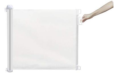 Linea Garden Friend C1932010 Portail Enfant Luxe-Couleur Blanche 130 x 8 x (H) 88 cm