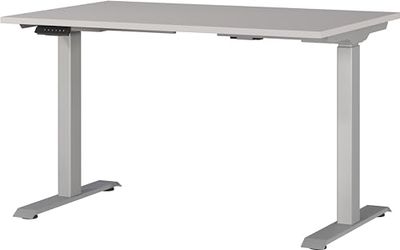 Germania Bureau 7907-643, en Cachemire et Argent, réglable en Hauteur, 120 x 120 x 80 cm (LxHxP)